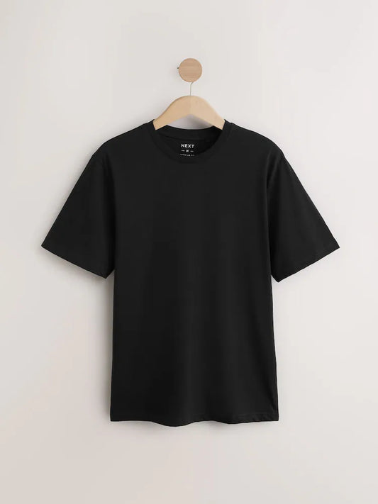 Classic Black Crew Neck T-Shirt