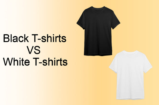 Classic Black & White Cotton T-Shirt – Unisex Basic Tee
