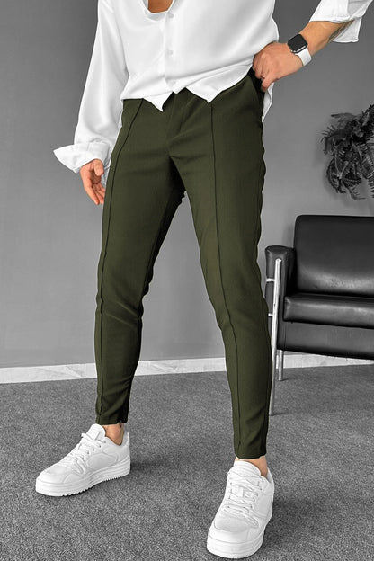 👖 Premium Slim-Fit Trousers – Versatile Elegance